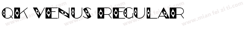 QK Venus Regular字体转换